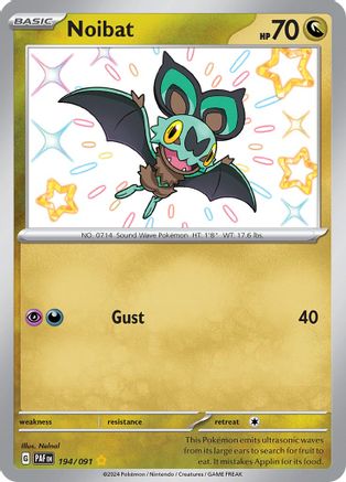 Noibat 194/091  - Holofoil - Shiny Rare