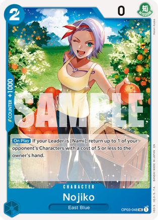 Nojiko (Reprint) (OP03-048) - Uncommon