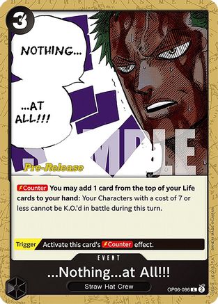 ...Nothing...at All!!! (OP06-096) - Common