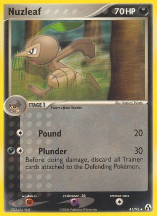 Nuzleaf - Reverse Holofoil - Uncommon