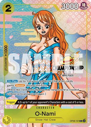 O-Nami (CS 25-26 Event Pack Finalist Ver.) (OP06-101) - Rare