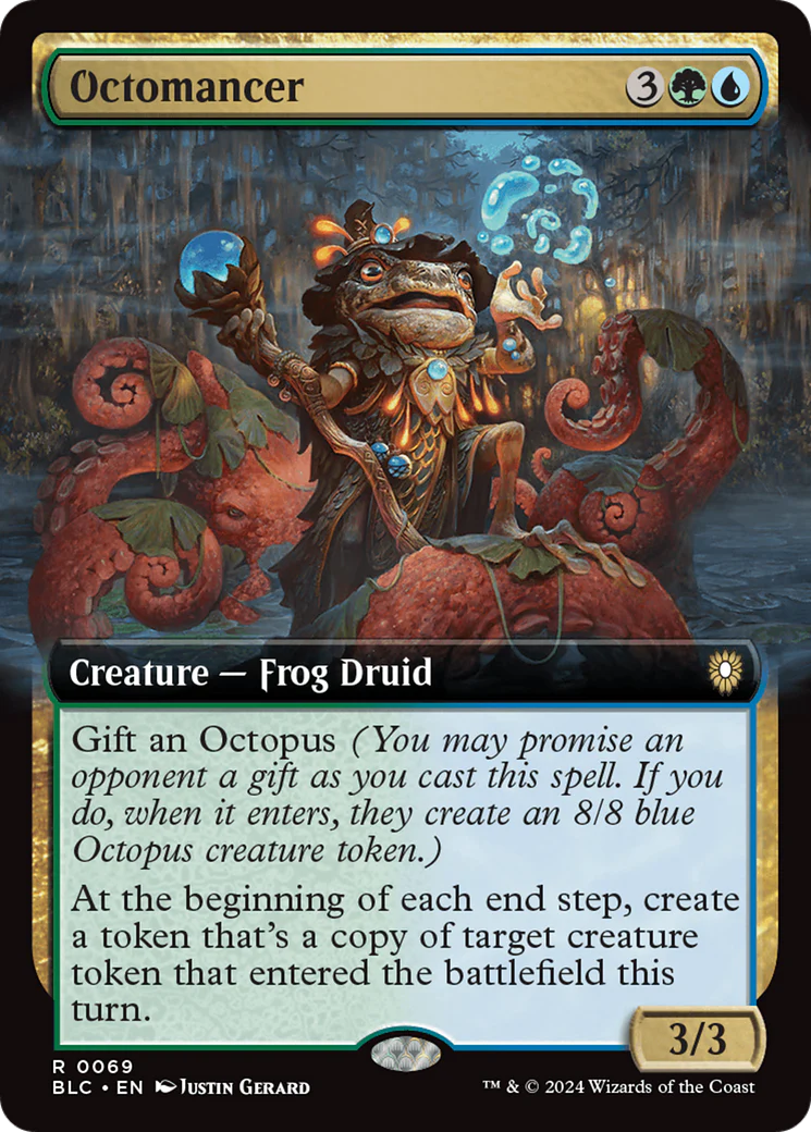 Octomancer (Extended Art) (BLC-069) - Bloomburrow Commander: (Extended Art)