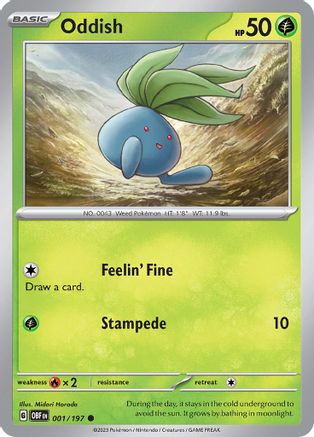 Oddish 001  - Common