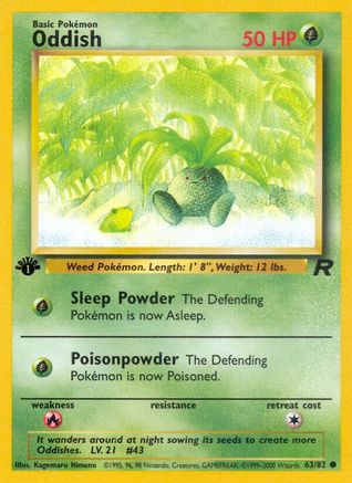 Oddish 063 - 1st Edition - Common