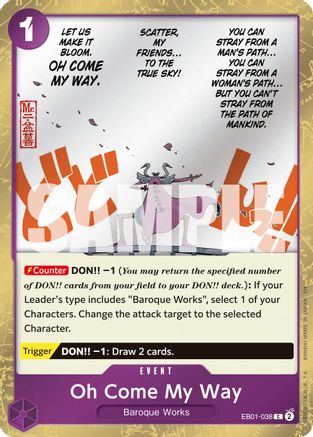 Oh Come My Way (Pirate Foil) (EB01-038) - Common