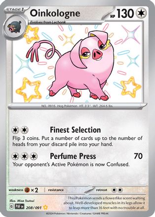 Oinkologne 208/091 - Holofoil - Shiny Rare