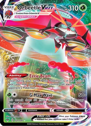Orbeetle VMAX 021 - Holofoil - Ultra Rare