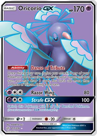 Oricorio GX (Full Art) - Holofoil - Ultra Rare