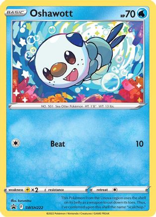 Oshawott SWSH222 - Holofoil - Promo