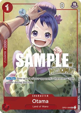 Otama (Offline Regional 2023) [Participant] (OP01-006) - Promo