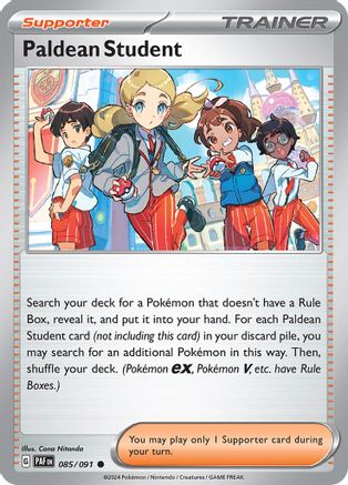 Paldean Student 085/091  - Common