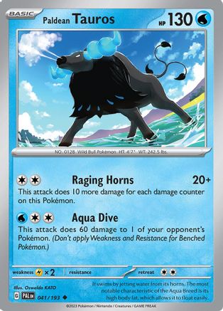 Paldean Tauros 041/193 - Uncommon