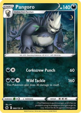 Pangoro 080 - Rare
