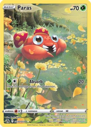 Paras GG32 - Holofoil - Ultra Rare