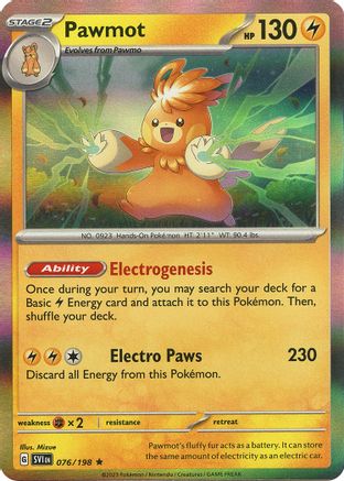 Pawmot 076/198 - Holofoil - Rare