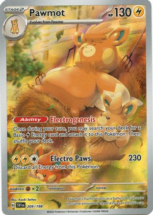 Pawmot 209/198 - Holofoil - Illustration Rare