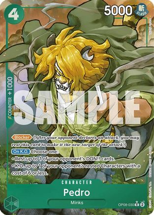 Pedro (Parallel) (OP08-030) - Rare