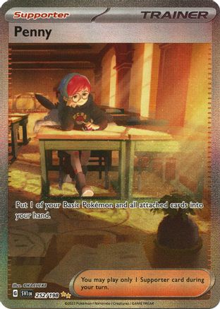 Penny 252/198 - Holofoil - Special Illustration Rare
