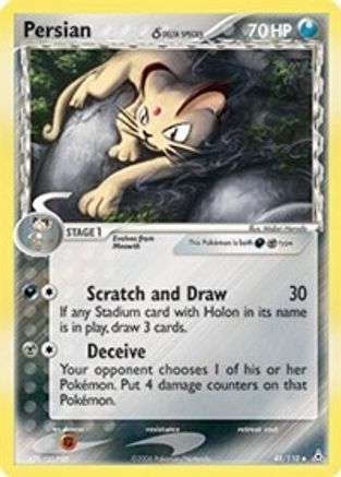 Persian (Delta Species) 048 - Reverse Holofoil - Uncommon