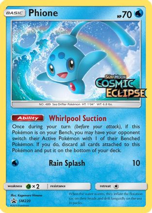 Phione - SM220 (Prerelease) - Holofoil - Promo