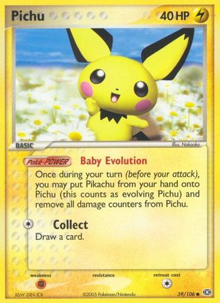 Pichu - Reverse Holofoil - Common