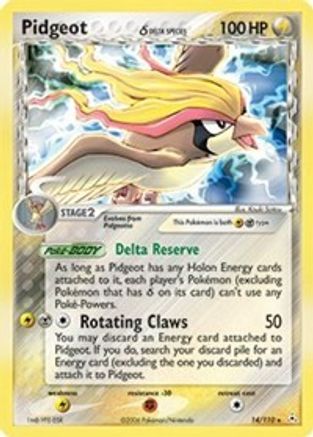 Pidgeot (Delta Species)/110 - Reverse Holofoil - Holo Rare