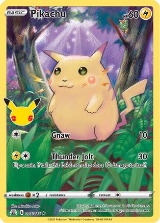 Pikachu 005 - Holofoil - Holo Rare