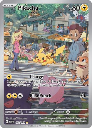Pikachu 173/165 - Holofoil - Illustration Rare