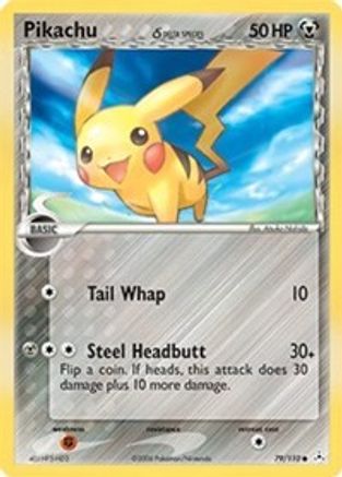 Pikachu (Delta Species) 079 - Reverse Holofoil - Common