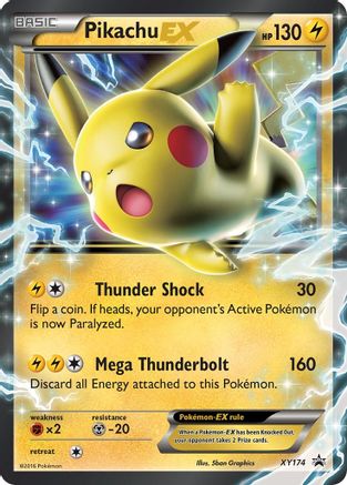 Pikachu EX XY174 - Holofoil - Promo