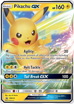 Pikachu GX SM232 - Holofoil - Promo