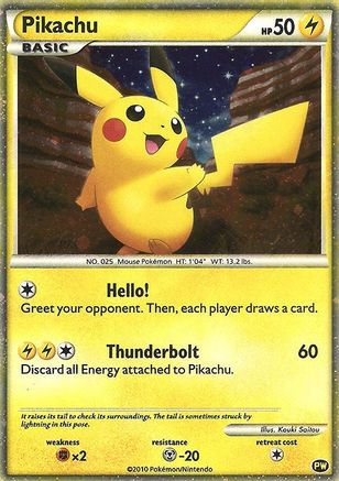 Pikachu (English) 0PW - Holofoil - Promo