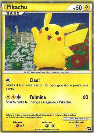 Pikachu (Italian) 0PW - Holofoil - Promo