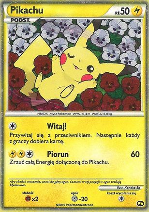 Pikachu (Polish) 0PW - Holofoil - Promo