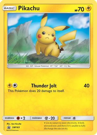Pikachu SM183 - Holofoil - Promo