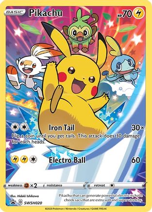 Pikachu SWSH020 - Holofoil - Promo