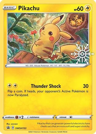 Pikachu (Holiday Calendar) SWSH153 - Holofoil - Promo