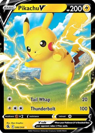 Pikachu V 086 - Holofoil - Ultra Rare