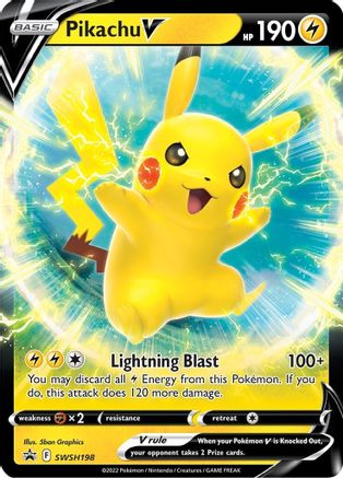 Pikachu V SWSH198 - Holofoil - Promo