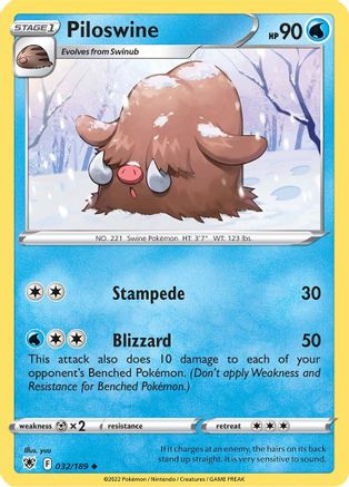Piloswine 032 - Uncommon