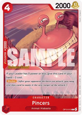 Pincers (OP15-013) - Common