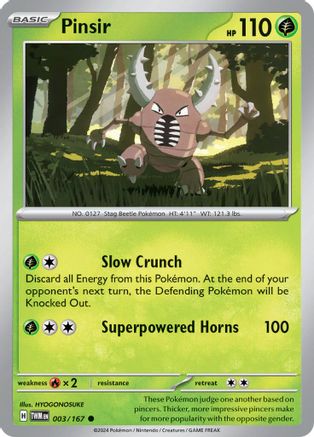 Pinsir 003/167  - Common