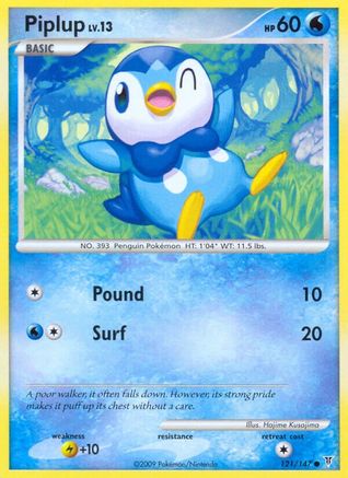 Piplup 121 - Common