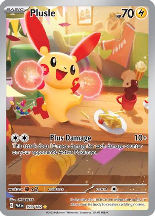 Plusle 193/182 - Holofoil - Illustration Rare