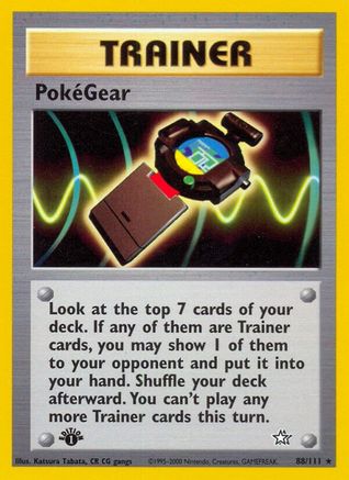 PokeGear 088 - 1st Edition - Rare