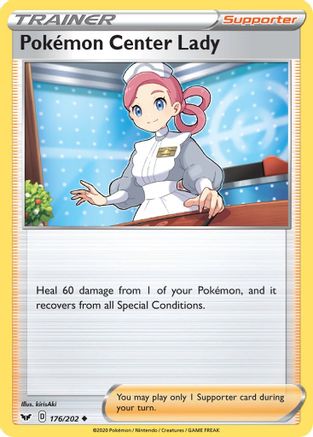 Pokemon Center Lady 176 - Uncommon