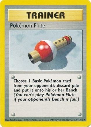 Pokemon Flute 086 - Uncommon