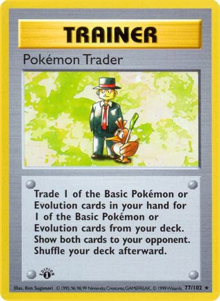 Pokemon Trader  - 1st Edition - Rare