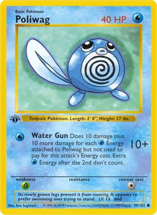 Poliwag 059 - 1st Edition - Common