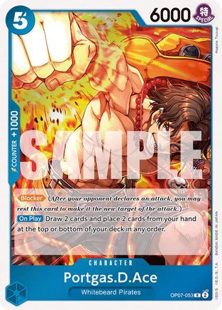Portgas.D.Ace (053) (OP07-053) - Rare